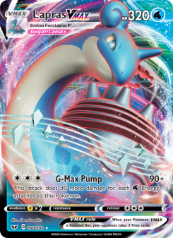 Lapras VMAX - pokemon TCG Card