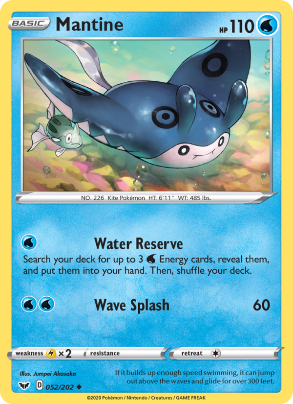 Mantine - Pokémon TCG Card