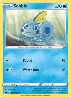 Sobble - pokemon TCG Card
