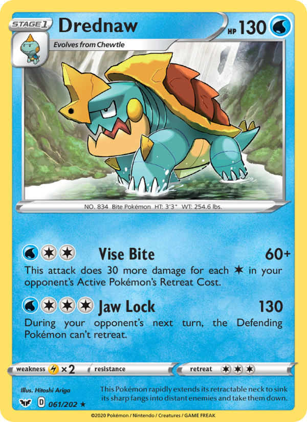 Drednaw - Pokémon TCG Card