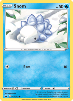 Snom - pokemon TCG Card