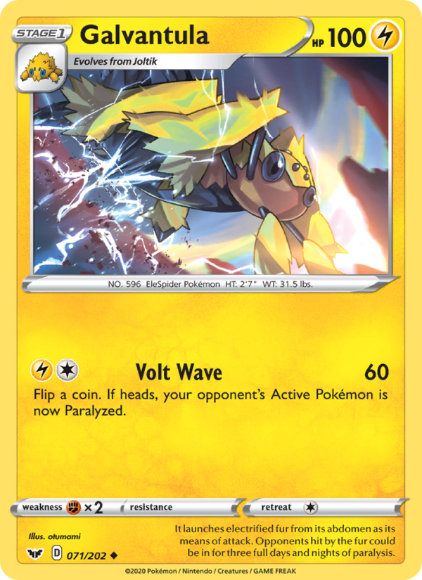 Galvantula - Pokémon TCG Card