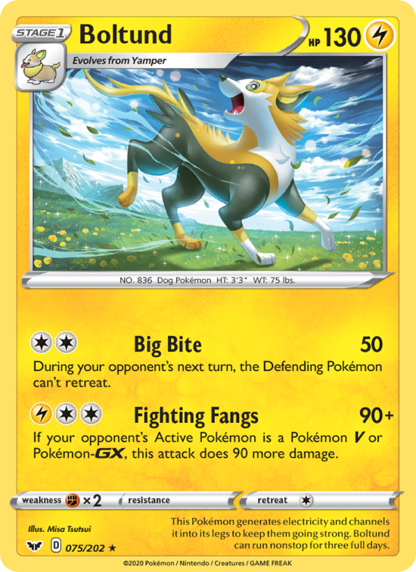 Boltund - Pokémon TCG Card