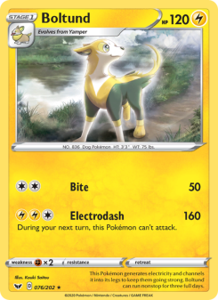 Boltund - pokemon TCG Card
