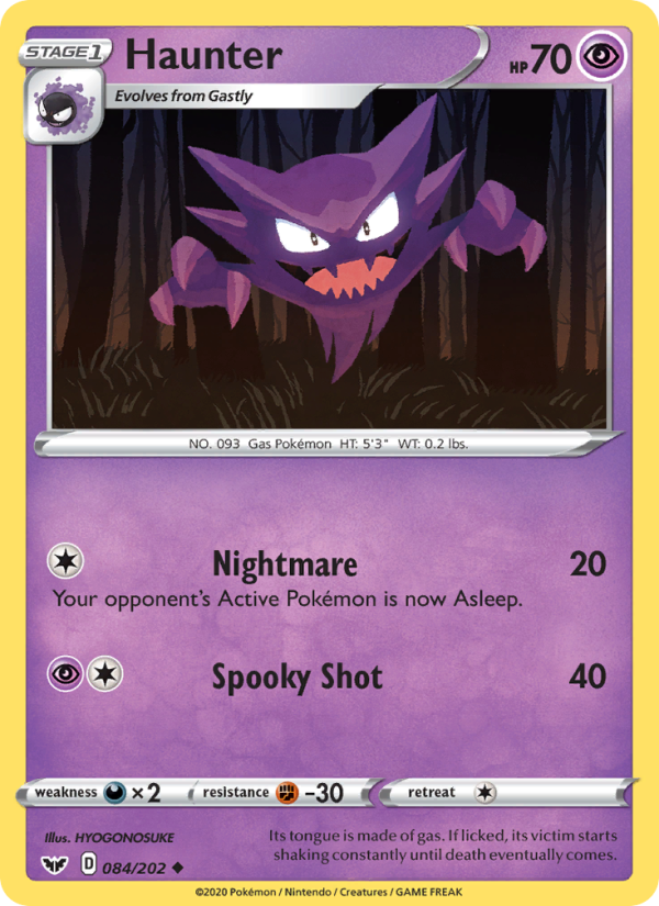 Haunter - Pokémon TCG Card