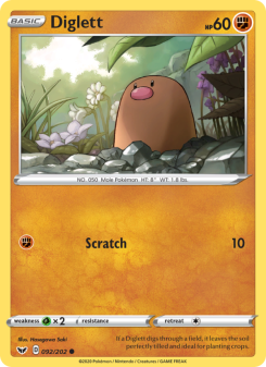 Diglett - pokemon TCG Card