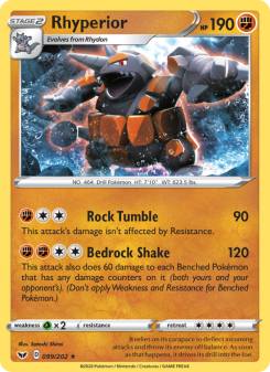Rhyperior - pokemon TCG Card