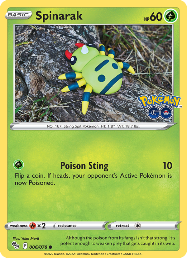 Spinarak - Pokémon TCG Card