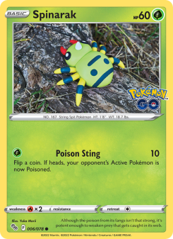 Spinarak - pokemon TCG Card