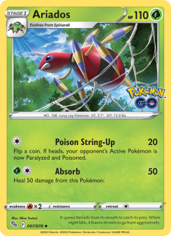 Ariados - pokemon TCG Card