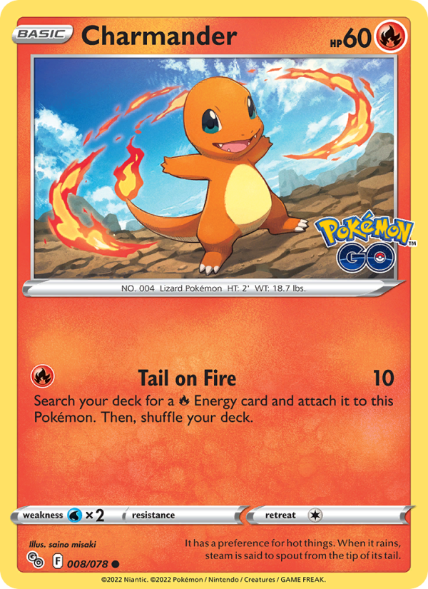 Charmander - Pokémon TCG Card