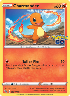 Charmander - pokemon TCG Card