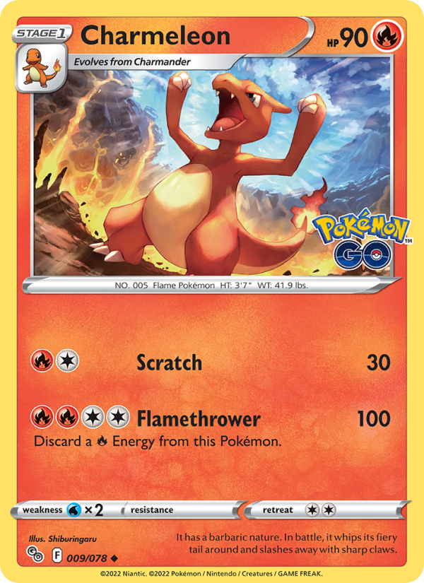Charmeleon - Pokémon TCG Card