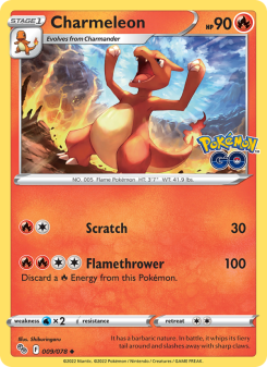 Charmeleon - pokemon TCG Card