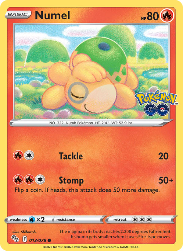 Numel - Pokémon TCG Card