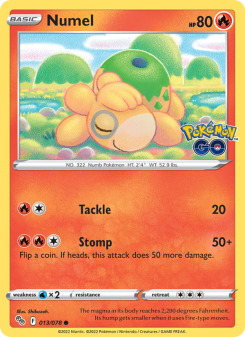 Numel - pokemon TCG Card