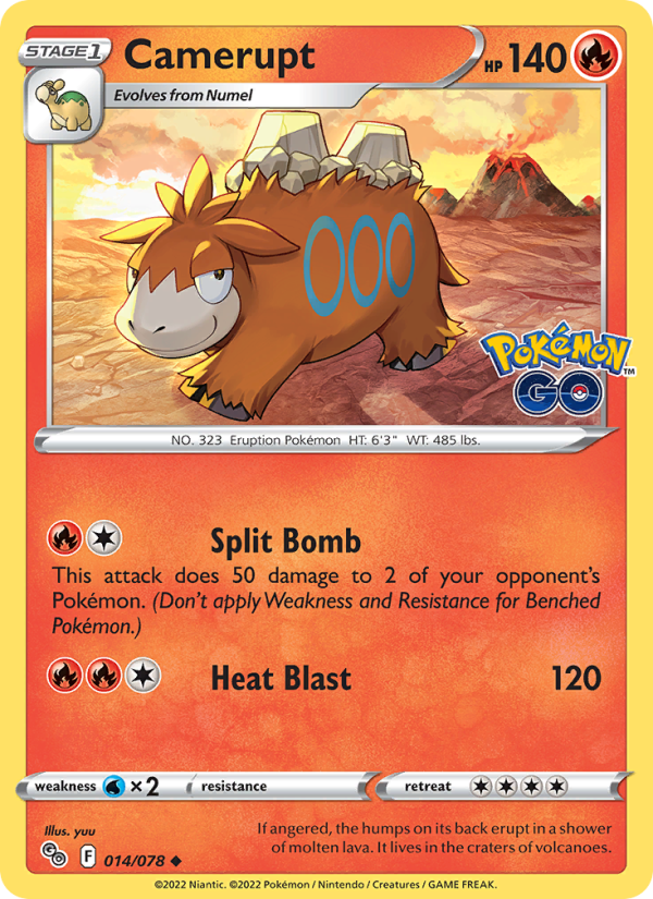 Camerupt - Pokémon TCG Card