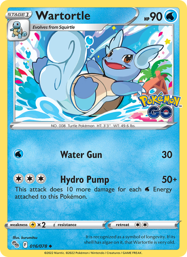 Wartortle - Pokémon TCG Card