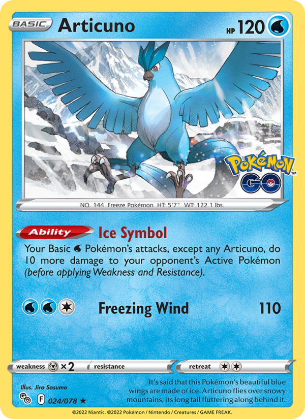 Articuno - Pokémon TCG Card