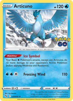 Articuno - pokemon TCG Card