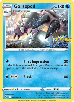 Golisopod - pokemon TCG Card