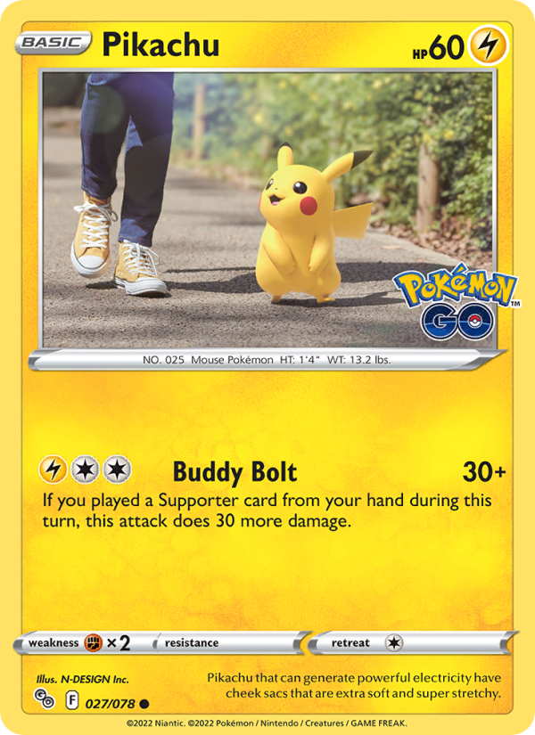 Pikachu - Pokémon TCG Card