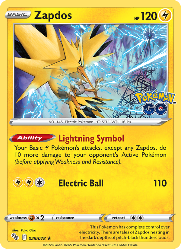 Zapdos - Pokémon TCG Card