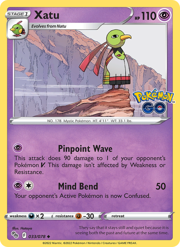 Xatu - Pokémon TCG Card