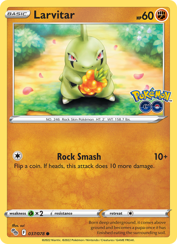 Larvitar - Pokémon TCG Card
