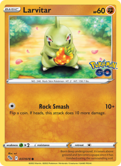 Larvitar - pokemon TCG Card