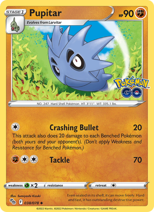 Pupitar - Pokémon TCG Card