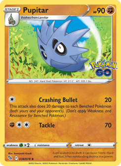 Pupitar - pokemon TCG Card