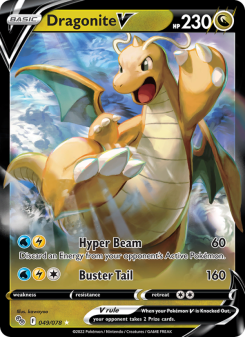 Dragonite V - pokemon TCG Card