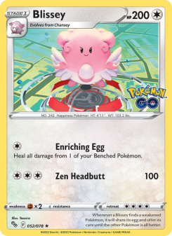 Blissey - pokemon TCG Card