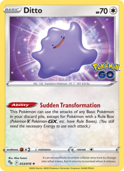 Ditto - pokemon TCG Card