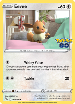 Eevee - pokemon TCG Card