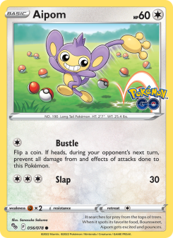 Aipom - pokemon TCG Card