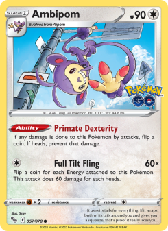 Ambipom - pokemon TCG Card