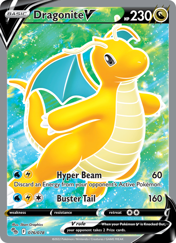 Dragonite V - Pokémon TCG Card