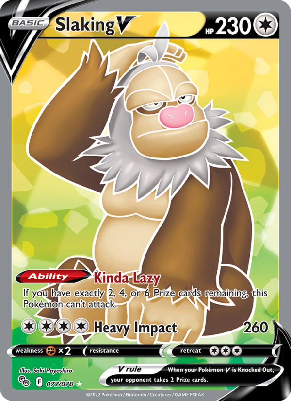 Slaking V - Pokémon TCG Card