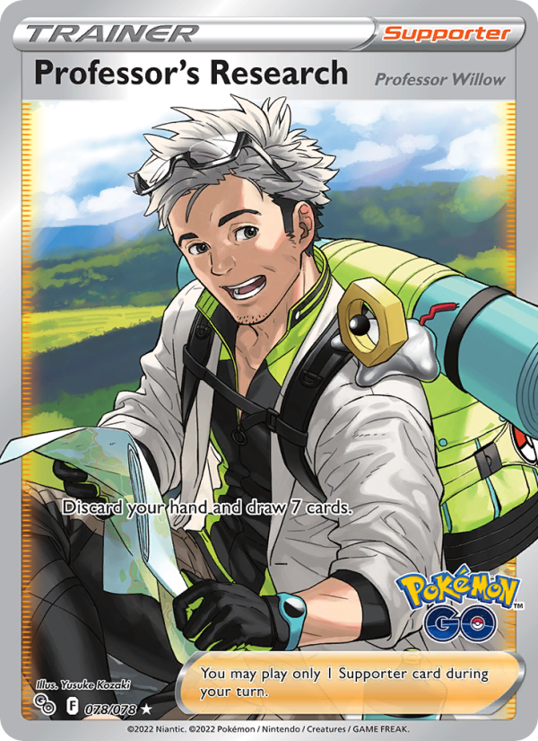 Professor's Research - Pokémon TCG Card