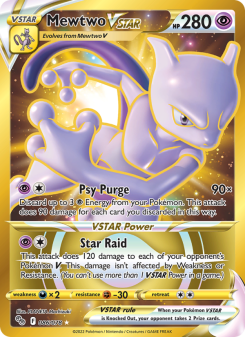 Mewtwo VSTAR - pokemon TCG Card