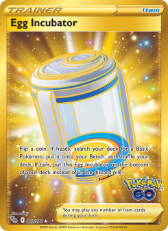 Egg Incubator - pokemon TCG Card