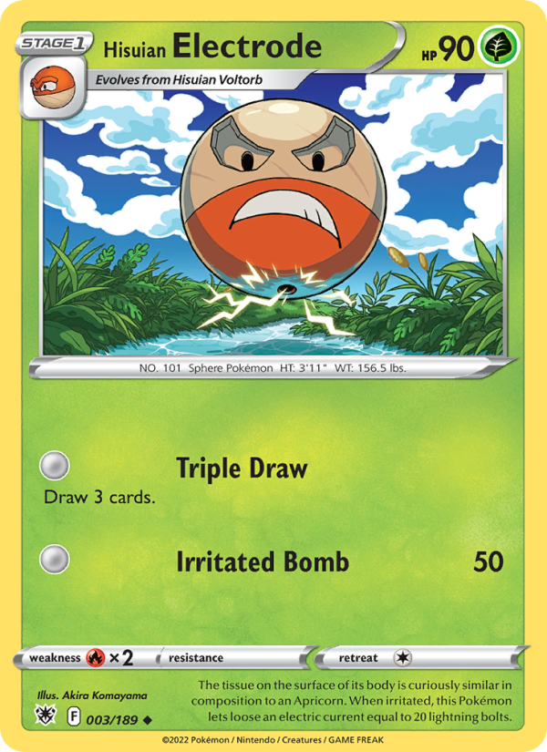 Hisuian Electrode - Pokémon TCG Card