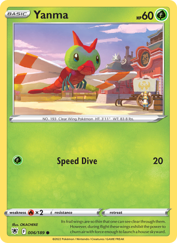 Yanma - Pokémon TCG Card