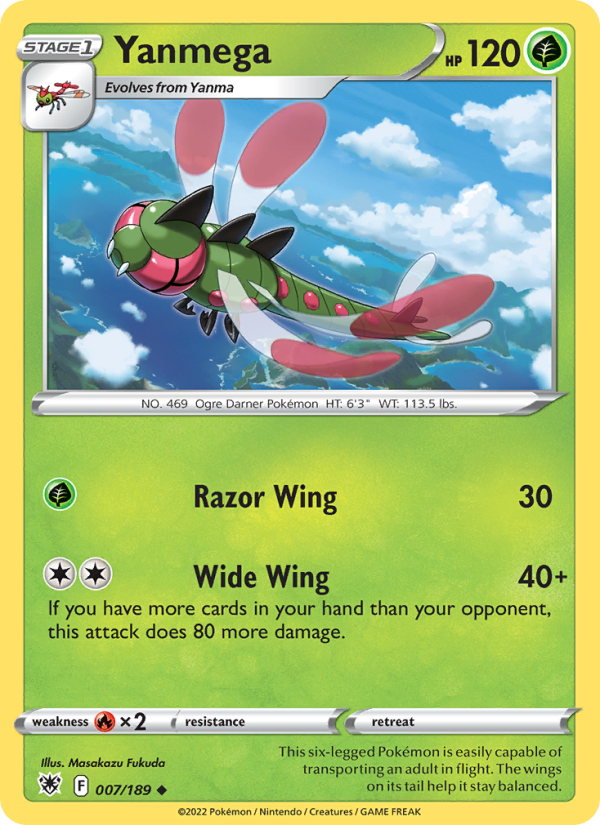 Yanmega - Pokémon TCG Card
