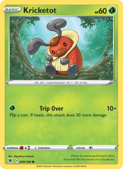 Kricketot - pokemon TCG Card