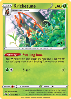 Kricketune - pokemon TCG Card