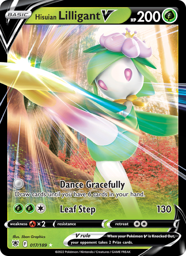 Hisuian Lilligant V - Pokémon TCG Card