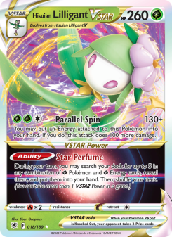 Hisuian Lilligant VSTAR - pokemon TCG Card